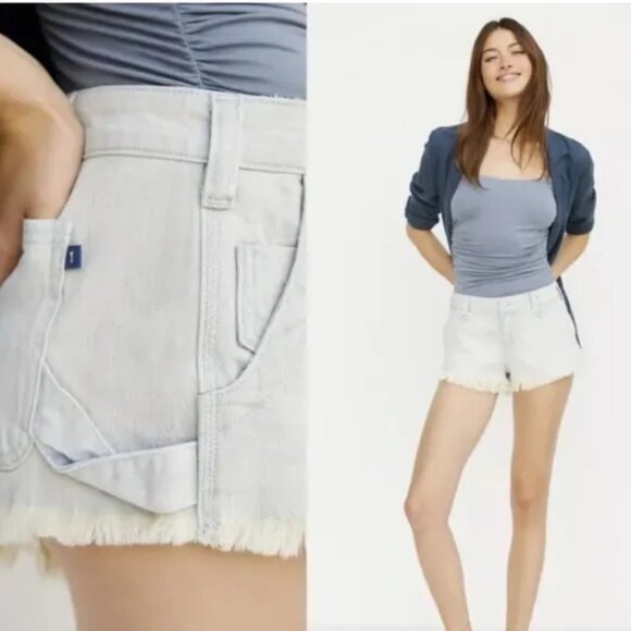 Anthropologie Pilcro and the Letterpress Denim Shortie Five Pocket Shorts 29 - Picture 1 of 8